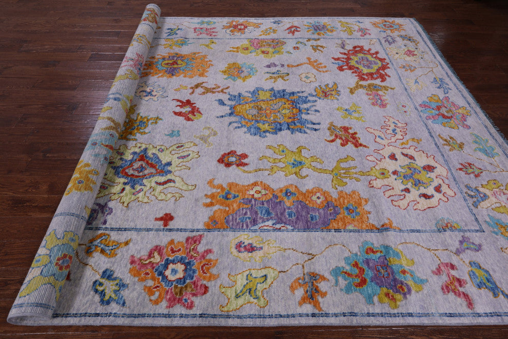 8' 9" X 12' 0" Turkish Oushak Handmade Wool Rug - Q14817