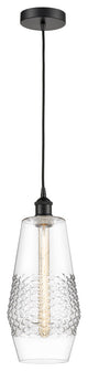Innovations 616-1P-BK-G682-7 1-Light Mini Pendant, Matte Black