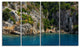 "Beautiful Turkey Tropical Beach" Landscape Print Wall Art, 4 Panels, 48"x28"