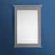 Fresca Windsor 24" Gray Textured Mirror