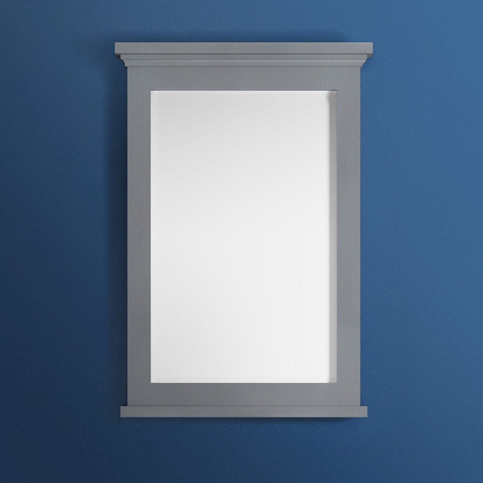 Fresca Windsor 24" Gray Textured Mirror