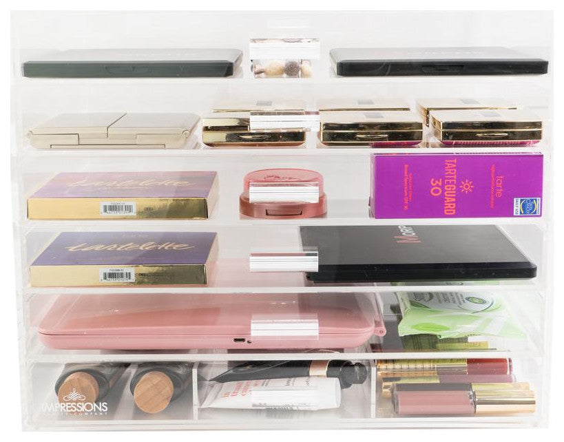 6-Tier Wide Acrylic Makeup Organizer