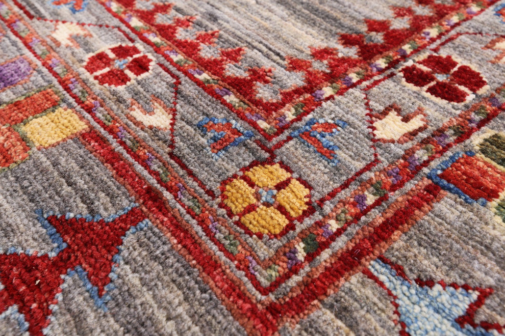 Handmade Persian Fine Serapi Rug 8' 10" X 12' 1" - Q12440