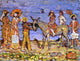 Maurice Prendergast Donkey Rider, 21"x28" Gallery Wrapped Canvas Print