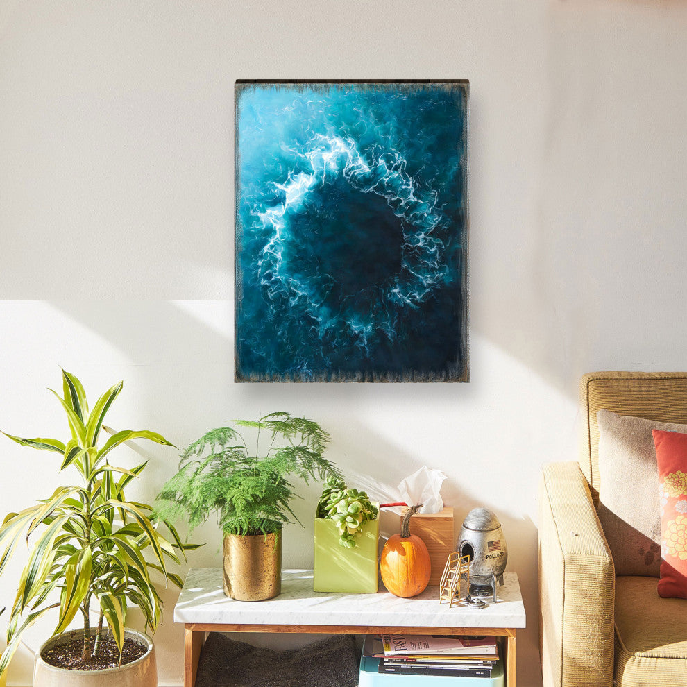 Ocean Art Wooden Wall Art, X-Large 36x24
