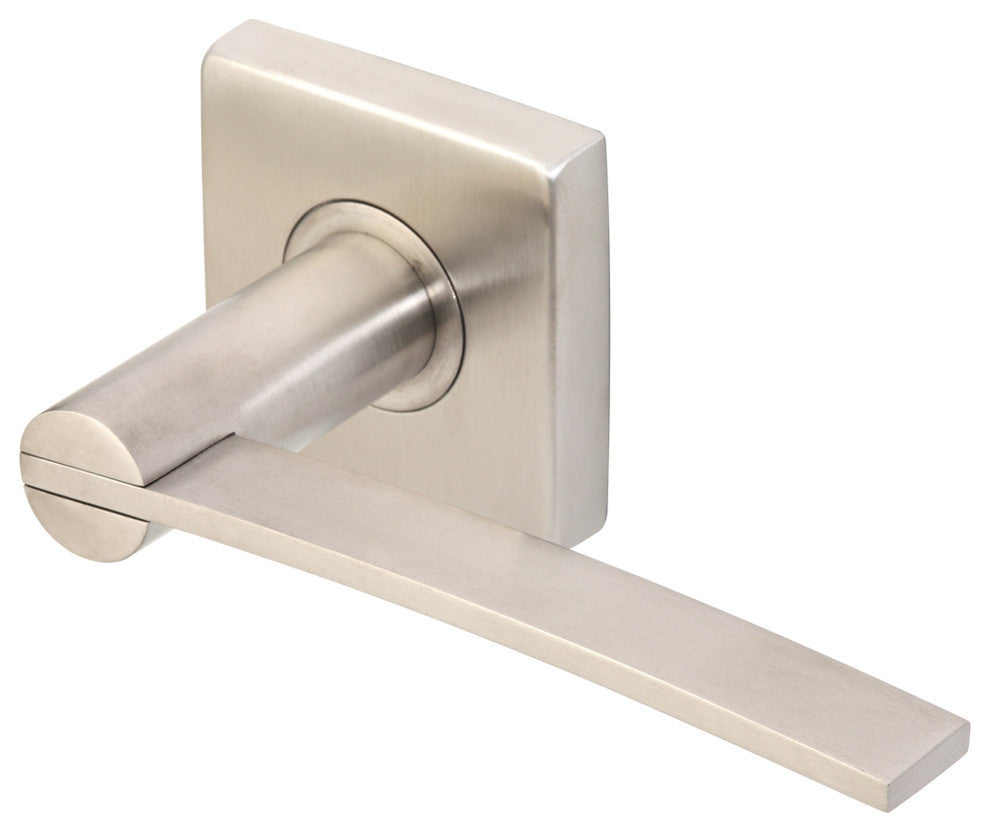 Horizon Lever, Tubular Privacy, Satin Stainless Steel, 2-3/4" Backset