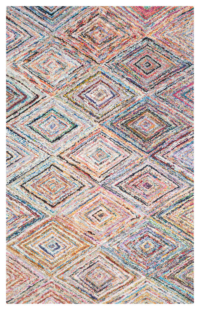 Safavieh Nantucket Collection NAN314 Rug, Multi, 3' X 5'