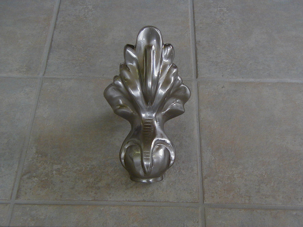 Monarch White Clawfoot Tub With Nickel Feet Wall Drilled Faucets