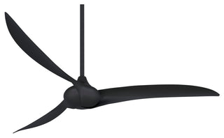 MinkaAire Wave 65 Wave 65" 3 Blade Indoor Ceiling Fan - Coal