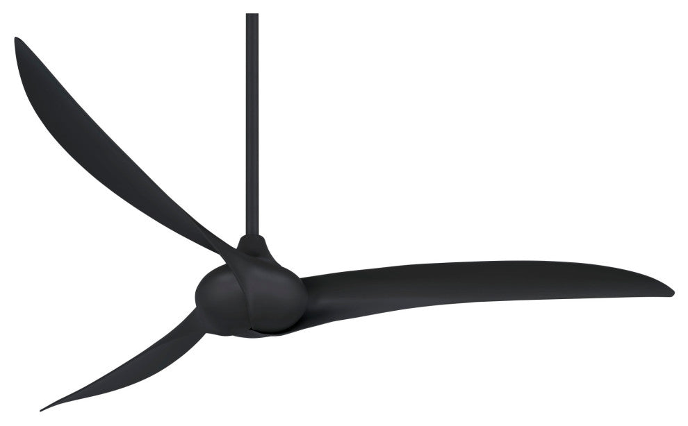 MinkaAire Wave 65 Wave 65" 3 Blade Indoor Ceiling Fan - Coal