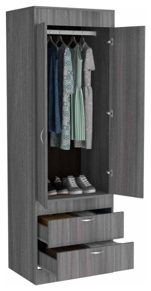 Alabama Armoire, Light Gray