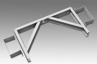 Stainless Steel Floating Shelf, 24"x10"x2.5
