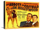 "Abbott & Costello - In Hollywood" Canvas Giclee, 22"x18"