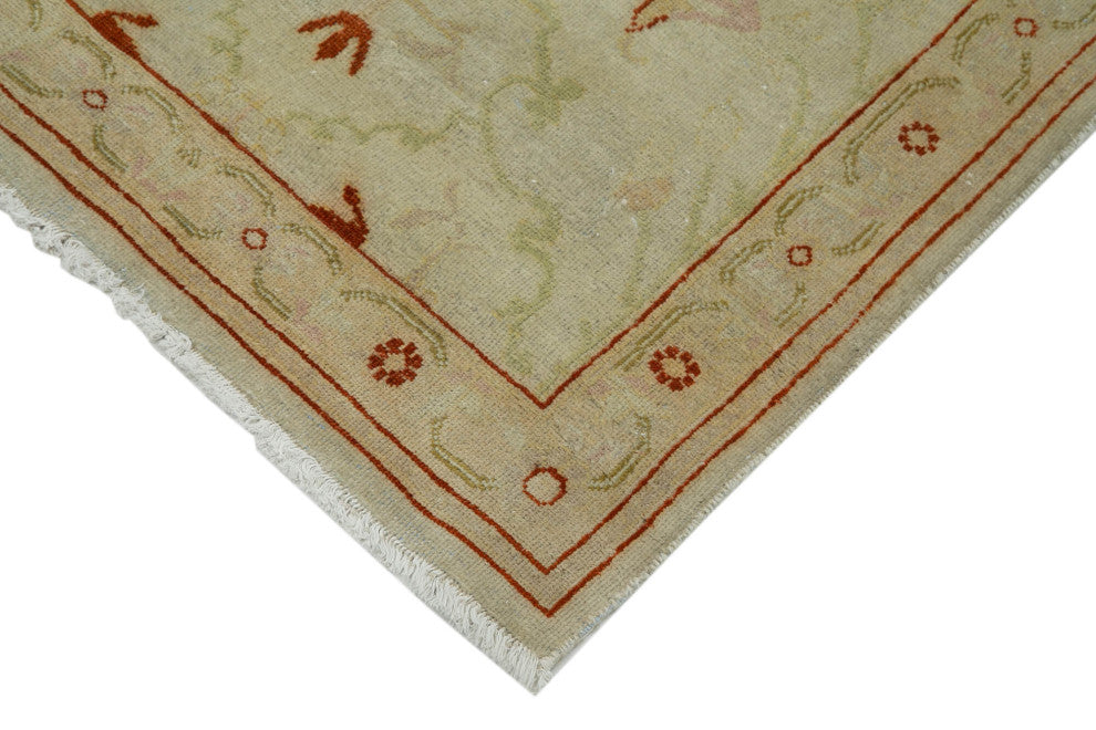 Rug N Carpet - Handwoven Oriental 2' 7" x 10' 1" Runner Oushak Area Rug