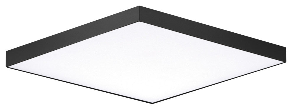 Maxim 57668WT Trim 9"W Integrated LED Flush Mount Ceiling Fixture - Black