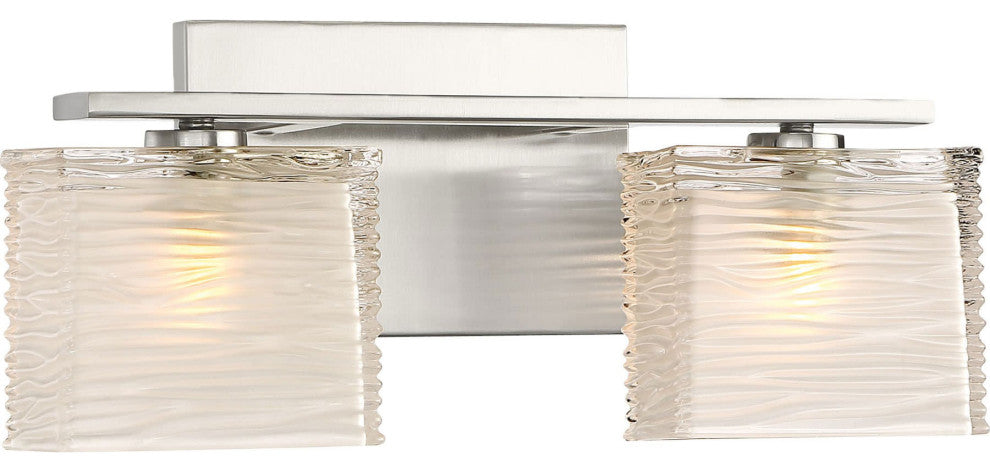 Quoizel WCP8602 Westcap 2 Light 15"W Bathroom Vanity Light - Matte Black