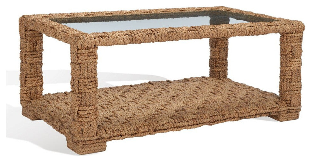 Safavieh Christi Waterhyacinth Coffee Table Natural