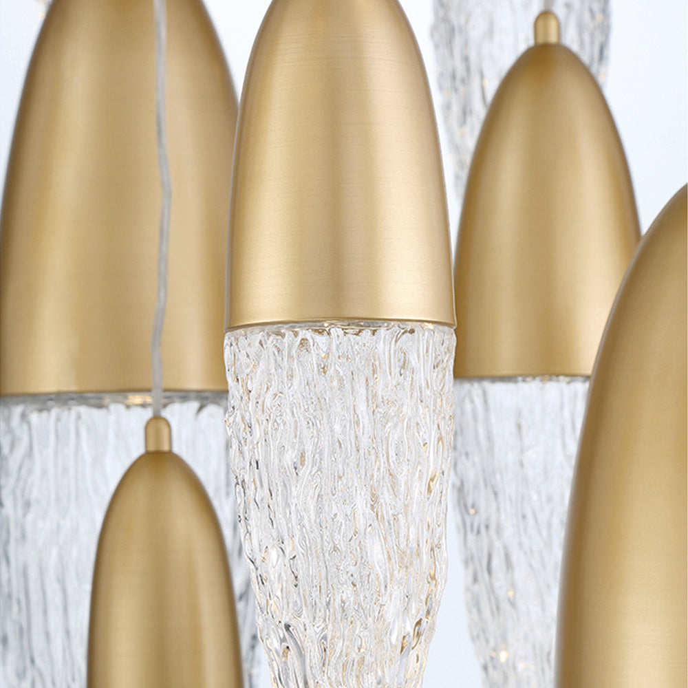 Ecrou 22-Light Chandelier, Gold