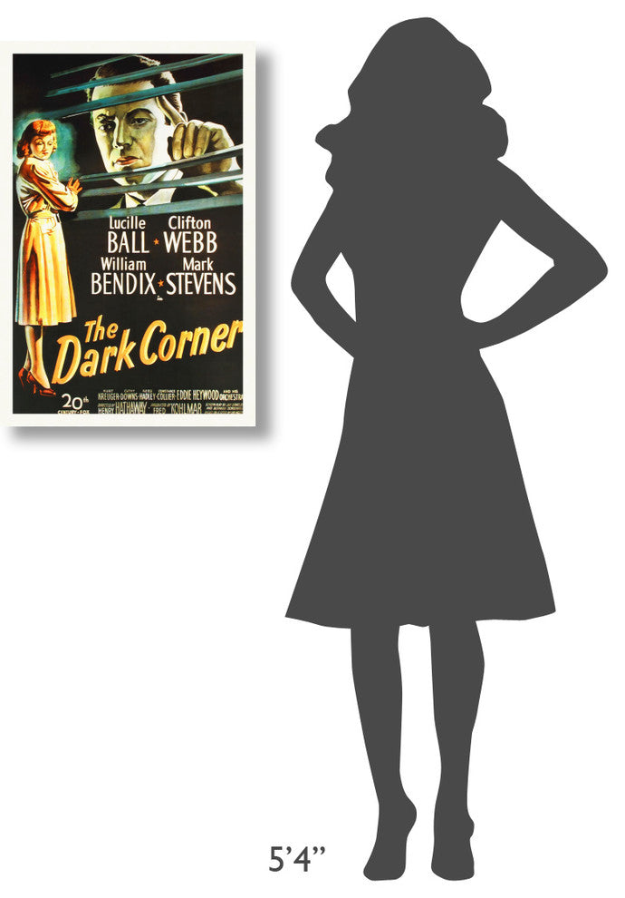 "The Dark Corner" Stretched Canvas Giclee by Hollywood Photo Archive, 20x30"