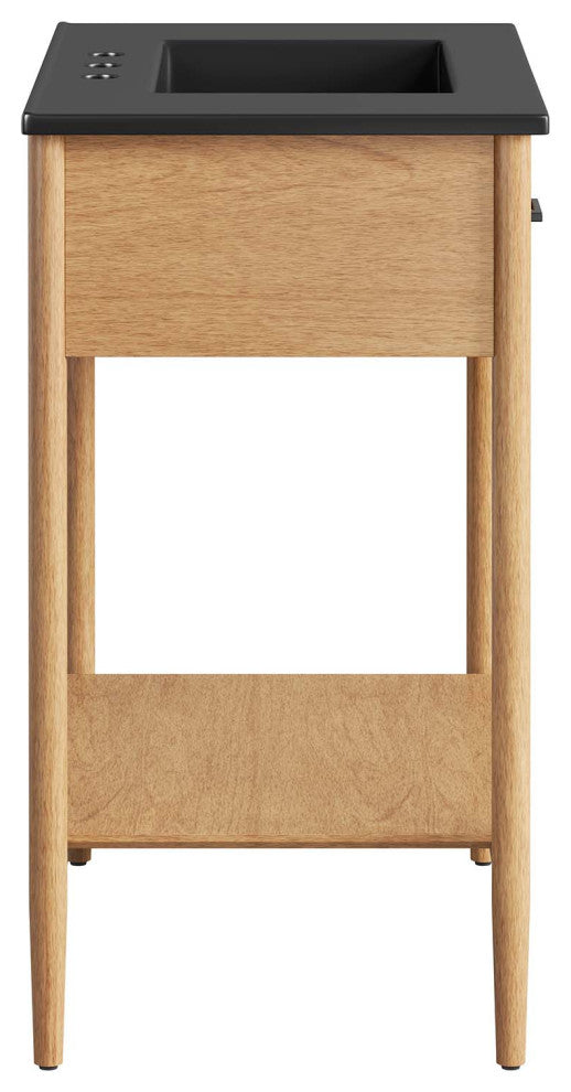 Zaire 30" Bathroom Vanity - Natural Black