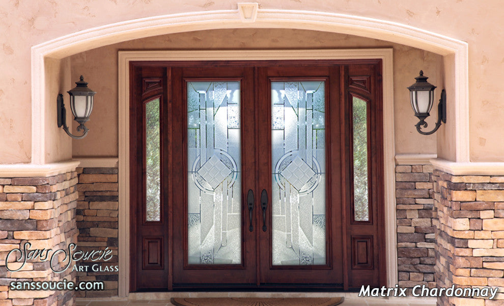 Interior Prehung Door or Interior Slab Door - Matrix Chardonnay - Primed -...