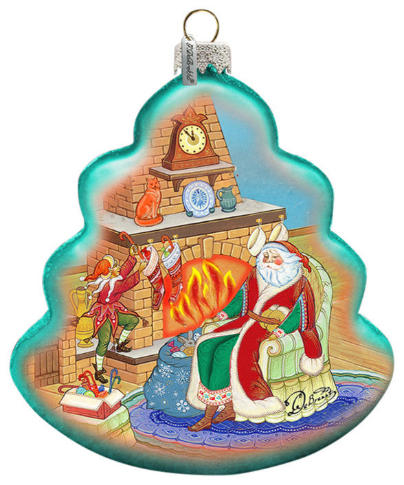 At The Fireplace Ornament