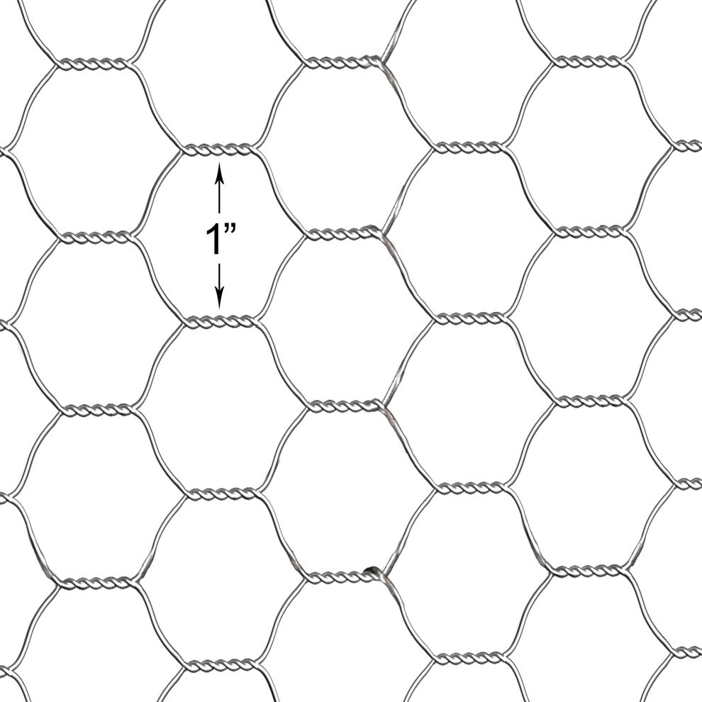 Chicken Wire 20 Gauge 1"Mesh 3'x50'