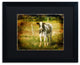Lois Bryan ''Handsome Holstein'' Art, Black Frame, Black Matte, 20"x16"