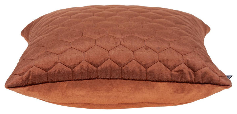 Parkland Collection Bazyli Burnt Orange Throw Pillow, Square