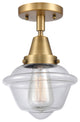 INNOVATIONS LIGHTING 447-1C-BB-G532 Small Oxford Flush Mount