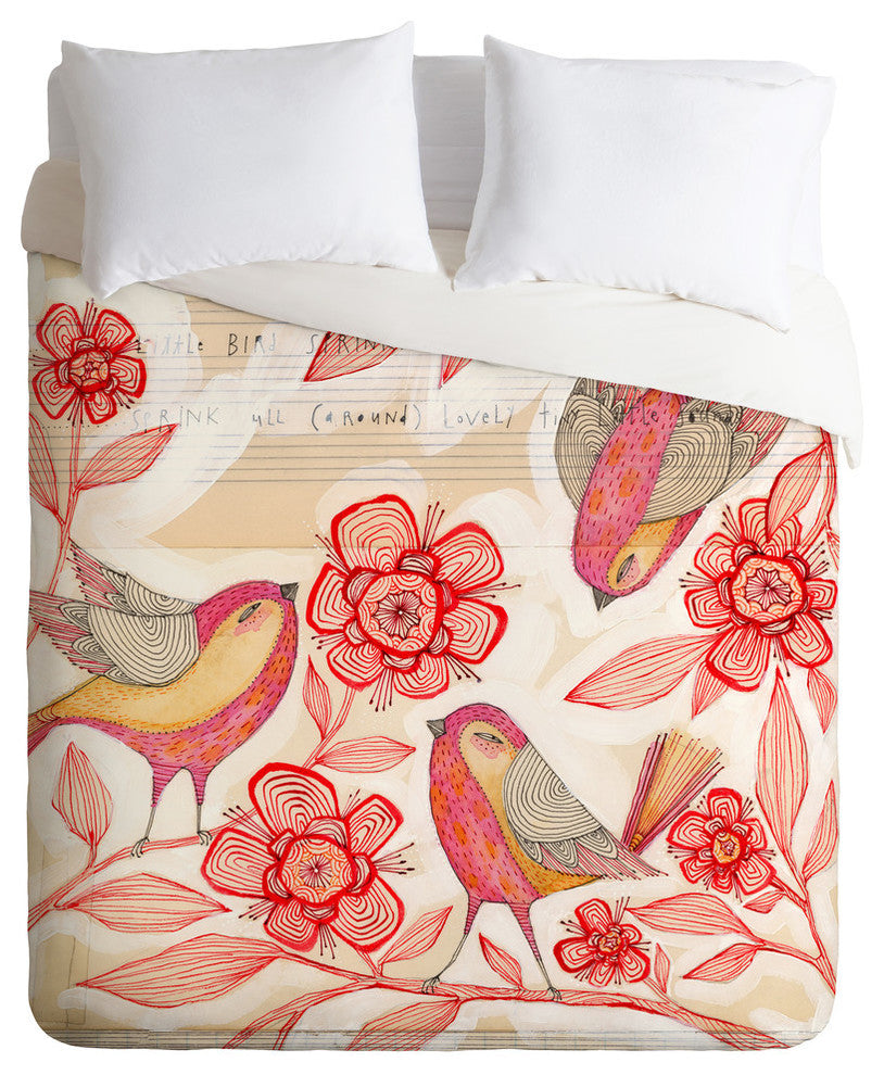 Deny Designs Cori Dantini Sprinkling Sound Duvet Cover - Lightweight