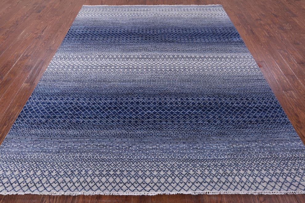 8' 3" X 10' 0" Hand Knotted Savannah Grass Wool Rug - Q13254