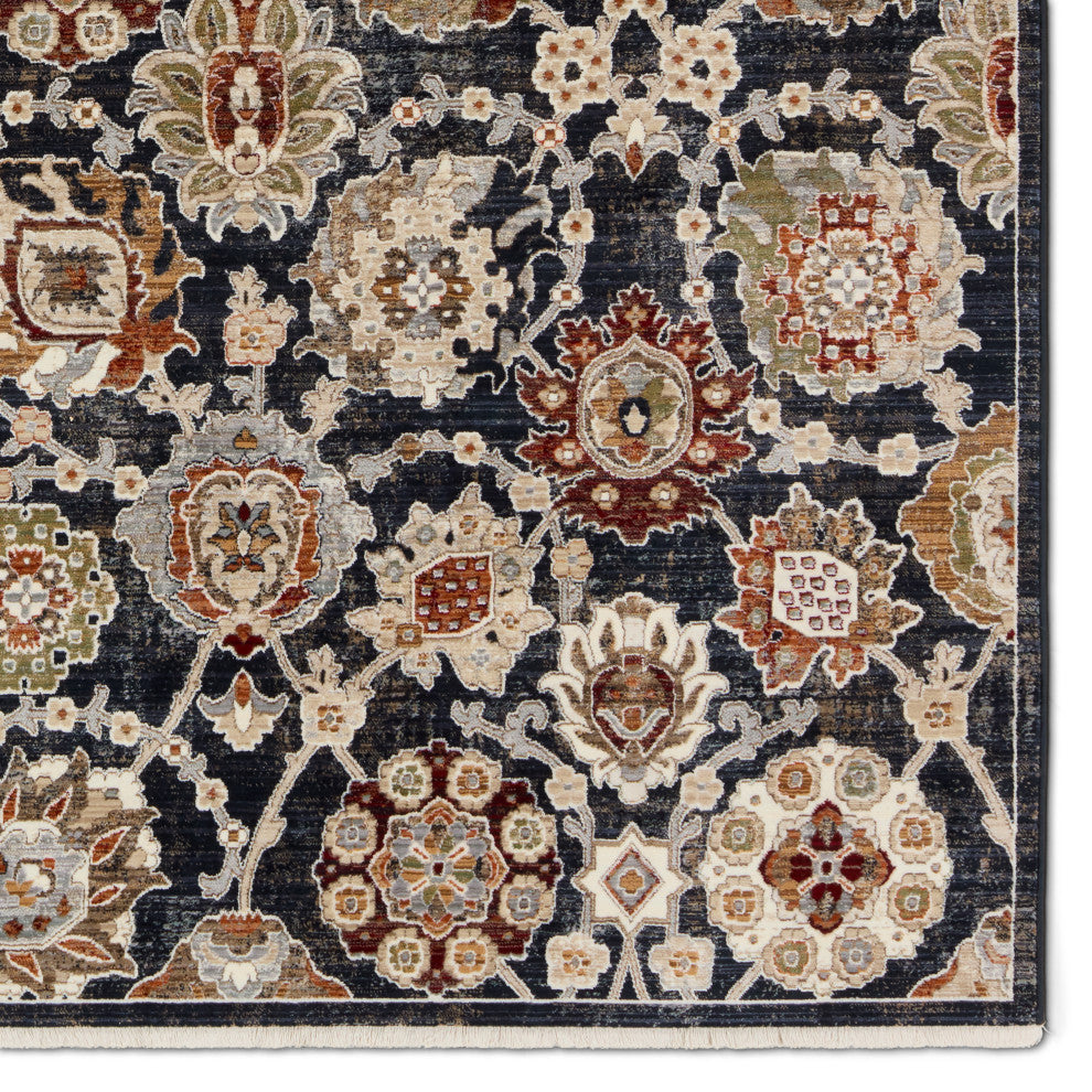 Vibe Althea Floral Blue/Cream Area Rug 10'X14'