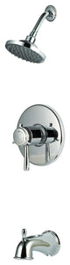 Thermostatic 1-Handle Tub and Shower Trim, Polished Chrome