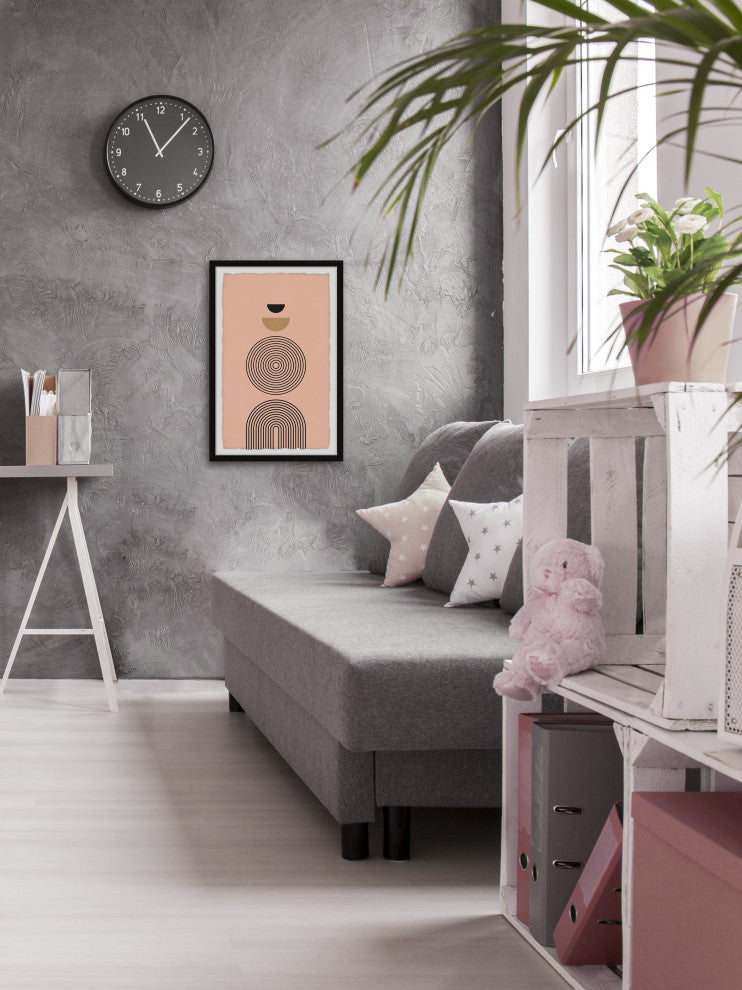 "Radio Waves" Framed Painting Print, 8x12