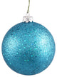 Vickerman N592012Dq 8" Turquoise Sequin Ball Ornament
