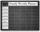 Ready2HangArt Dry Erase Family Weekly Calendar on ArtPlexi, 16"x20"