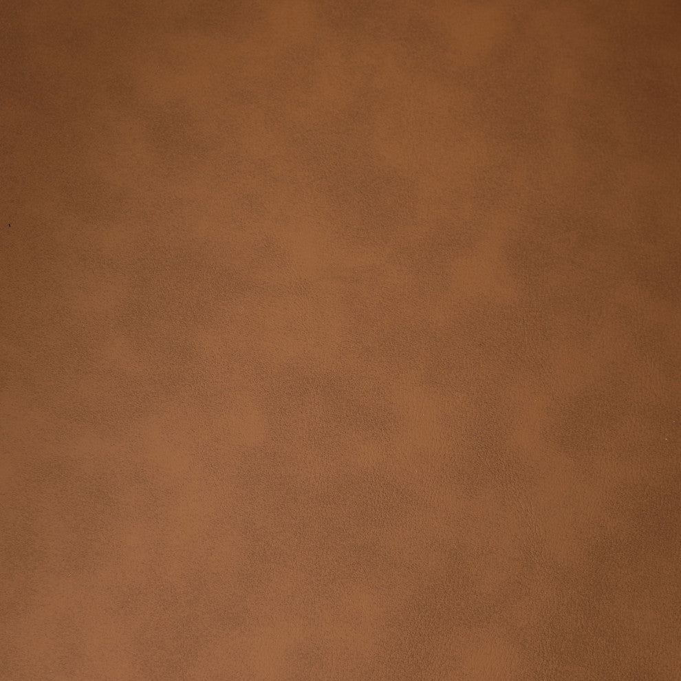 Willow Upholstered Bench, Cognac, Vegan Leather