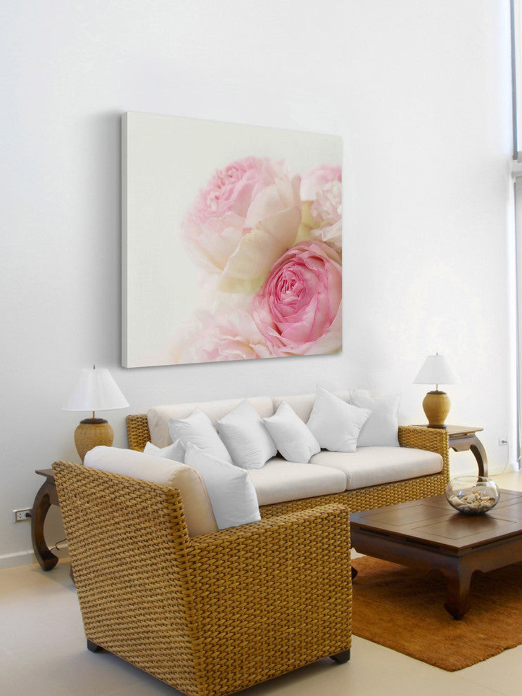 Marmont Hill, "Roses" by Sylvia Cook Painting Print on Wrapped Canvas, 48x48
