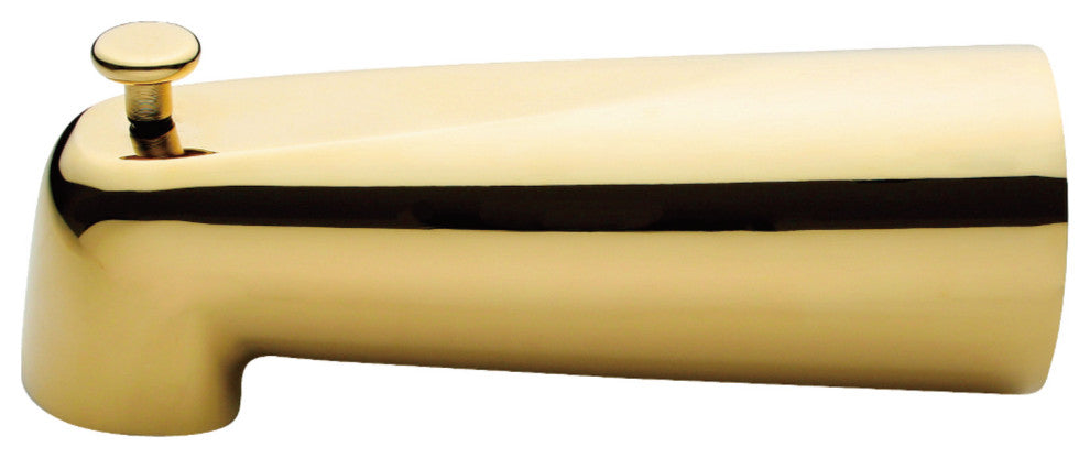 Kingston Brass 7" Diverter Tub Spout, Polished Brass