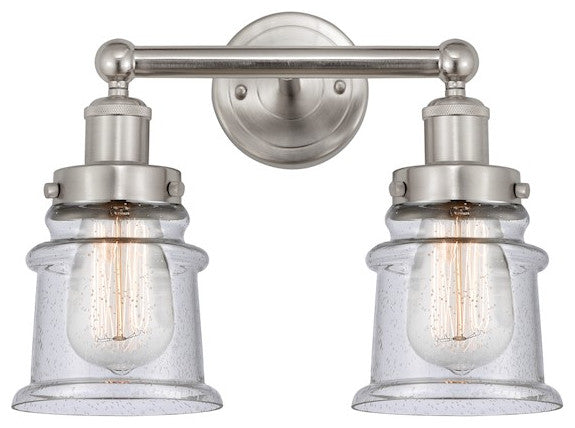 Innovations 616-2W-SN-G184S 2 Light Bath Vanity Light, Brushed Satin Nickel