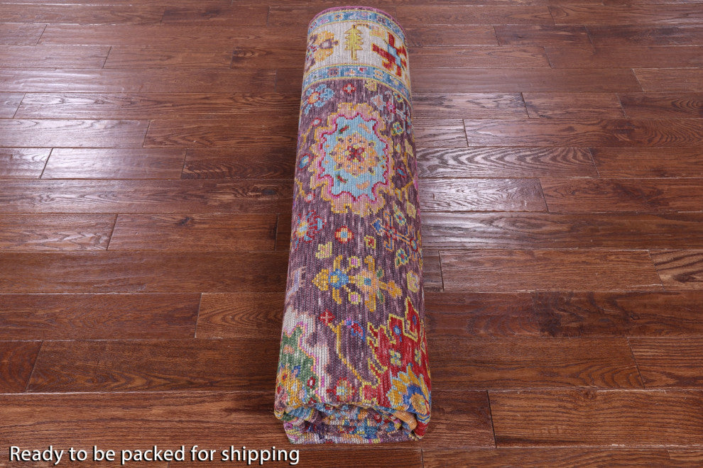8' 2" X 9' 9" Turkish Oushak Handmade Wool Rug - Q16055