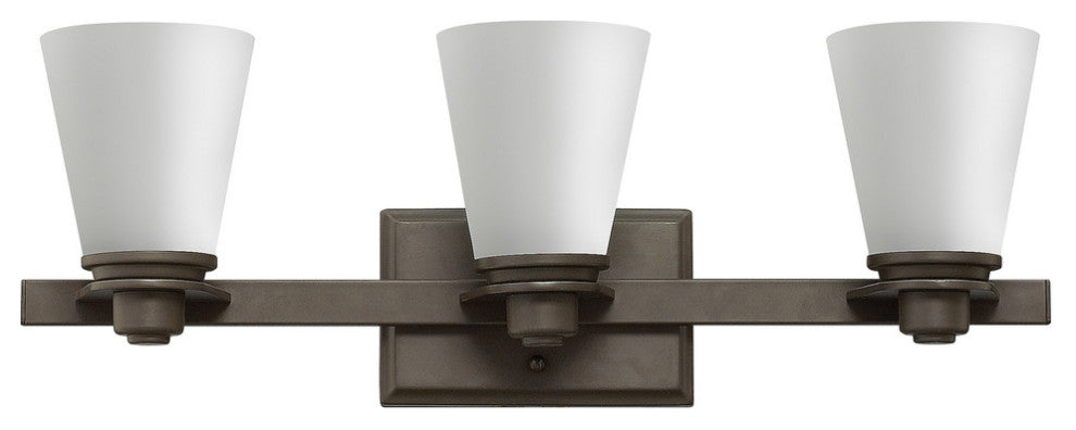 Hinkley Avon Bath 3-Light Vanity, Buckeye Bronze