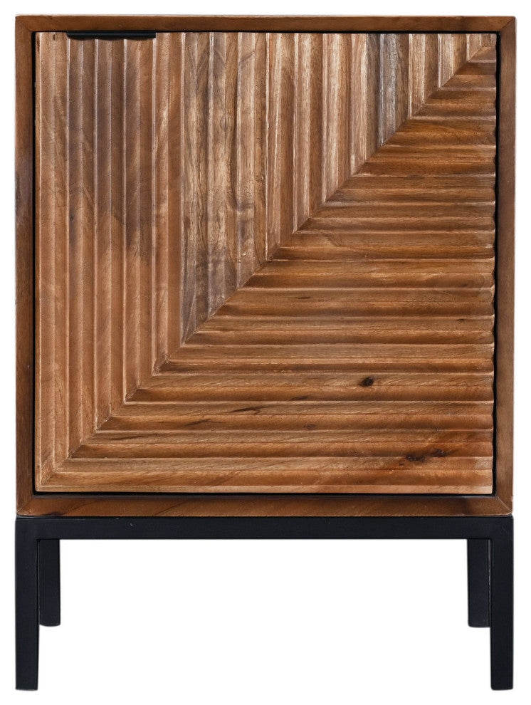 Kenzo Mango Nightstand, Pecan