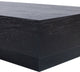 Otto Oak Veneer Coffee Table, Black