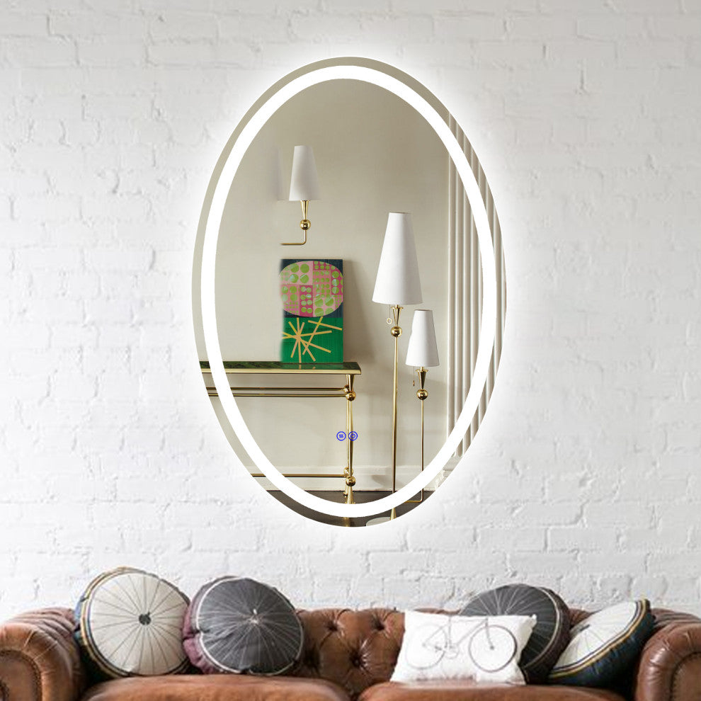 CHLOE Lighting LUMINOSITY Oval TouchScreen LED Mirror