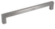 Constructor Lots Square Bar Cabinet Handle, Brushed Nickel, 12mm, 8" Lot 10