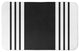 Black Farmhouse Stripe 34x21 Bath Mat