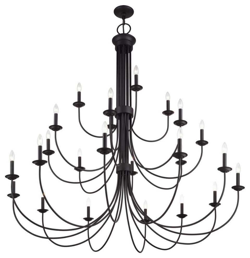 Estate 24-Light Bronze Grande Foyer Chandelier