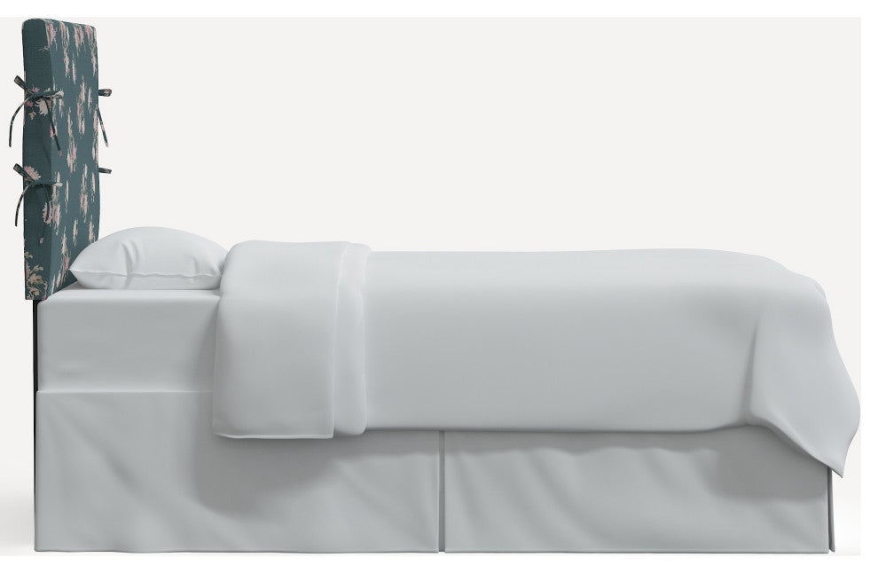 Rachel Ashwell Slipcover Headboard Dancing Dahlia Emerald, Full